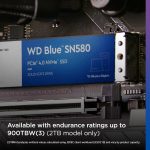 حافظه SSD اینترنال وسترن دیجیتال M.2 NVMe مدل Blue SN580 ظرفیت 2 ترابایت