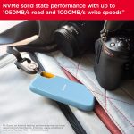 اس اس دی اکسترنال سن دیسک مدل E61 ظرفیت 4 ترابایت رنگ Sky Blue