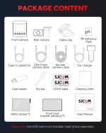 دوربین داشبورد خودرو اس جی کم مدل M60S 2CH