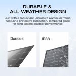 پنل خورشیدی قابل حمل EcoFlow 2PCS 125W Portable Solar Panel