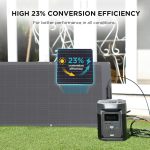 پنل خورشیدی قابل حمل EcoFlow 100W Flexible Portable Solar Panel